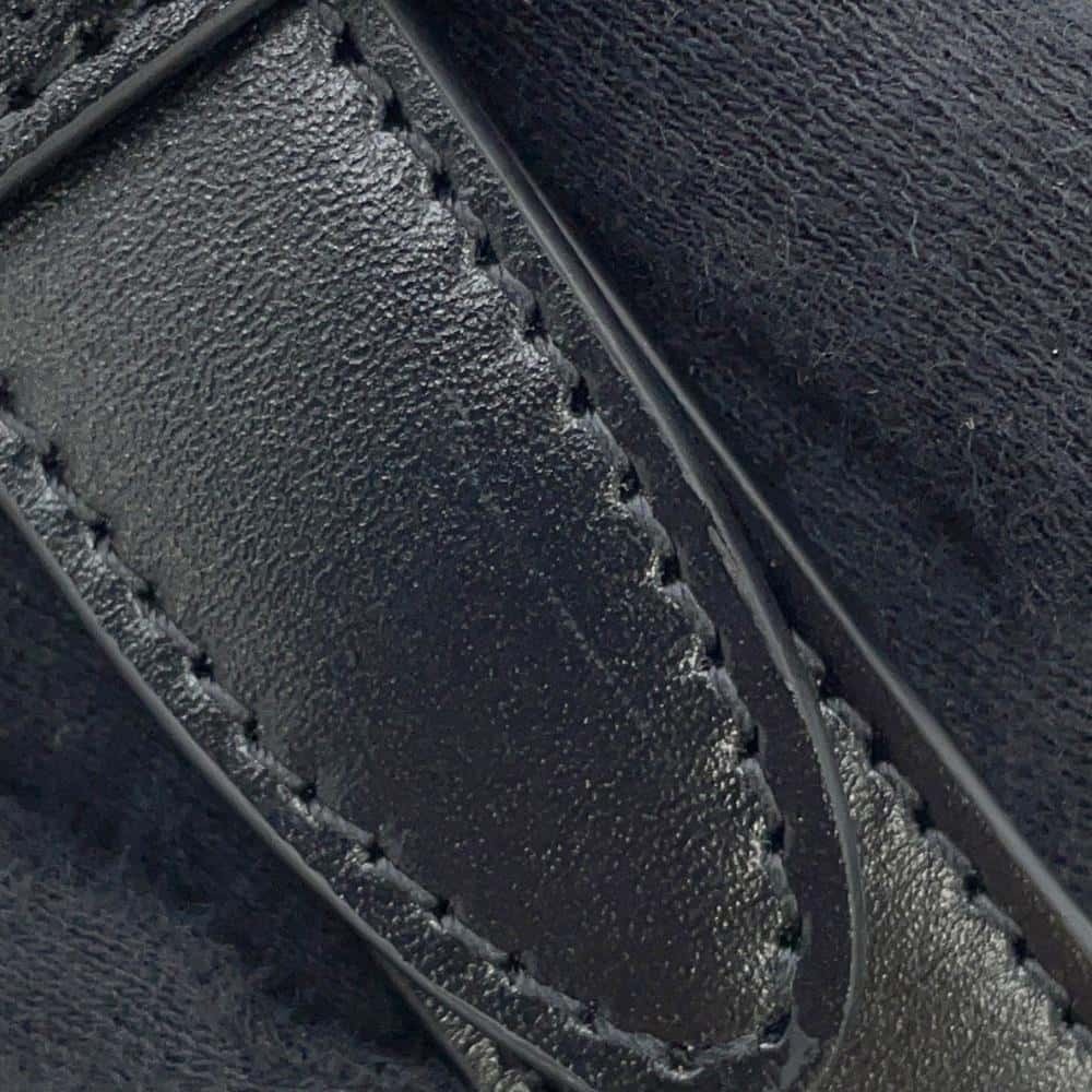 Celine Triomphe Messenger Shoulder Bag Leather Black - Picture 8 of 12